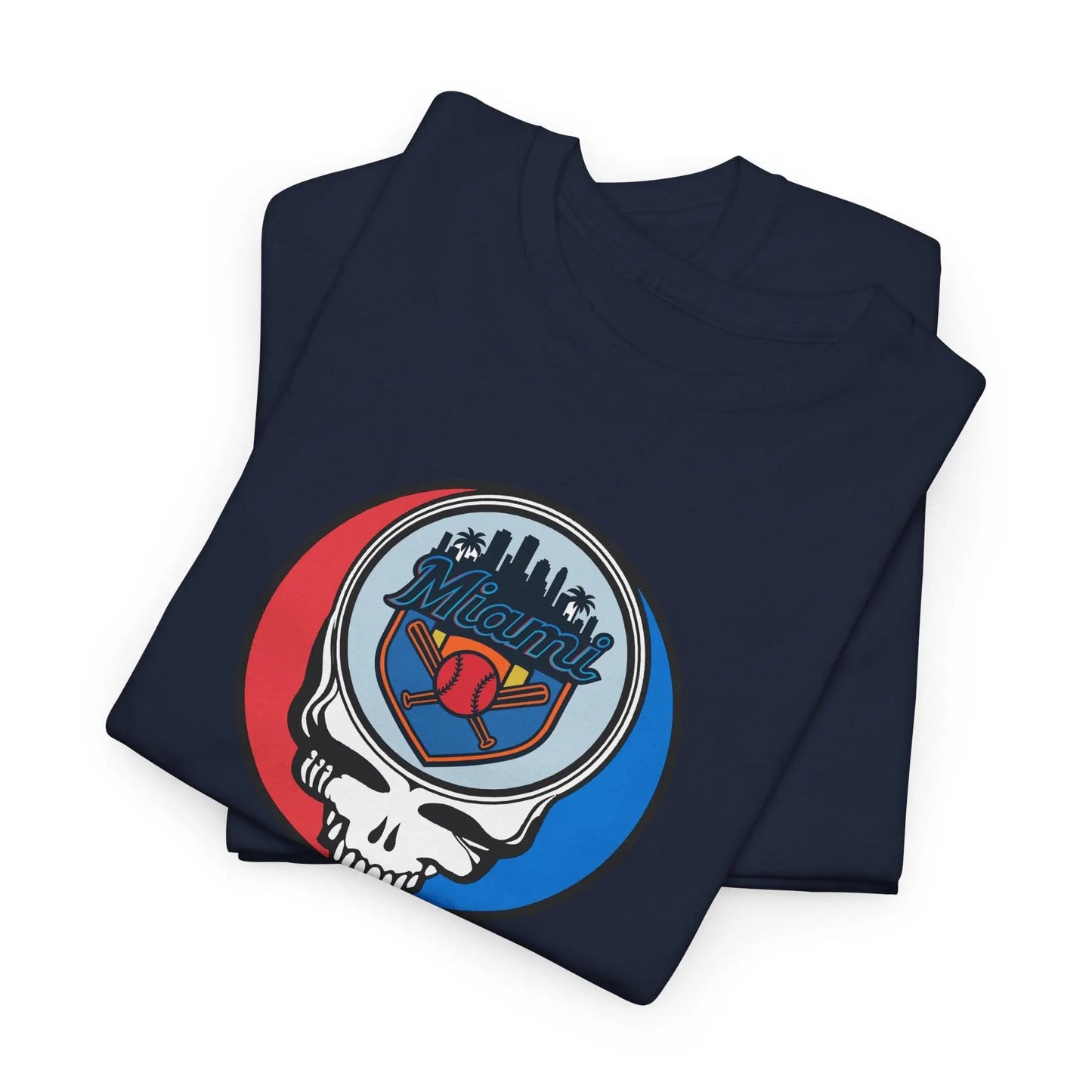 Miami Marlins Original Stealie Grateful Dead T-Shirt