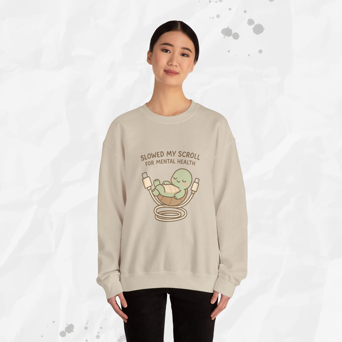 Slowed My Scroll - Crewneck Sweatshirt