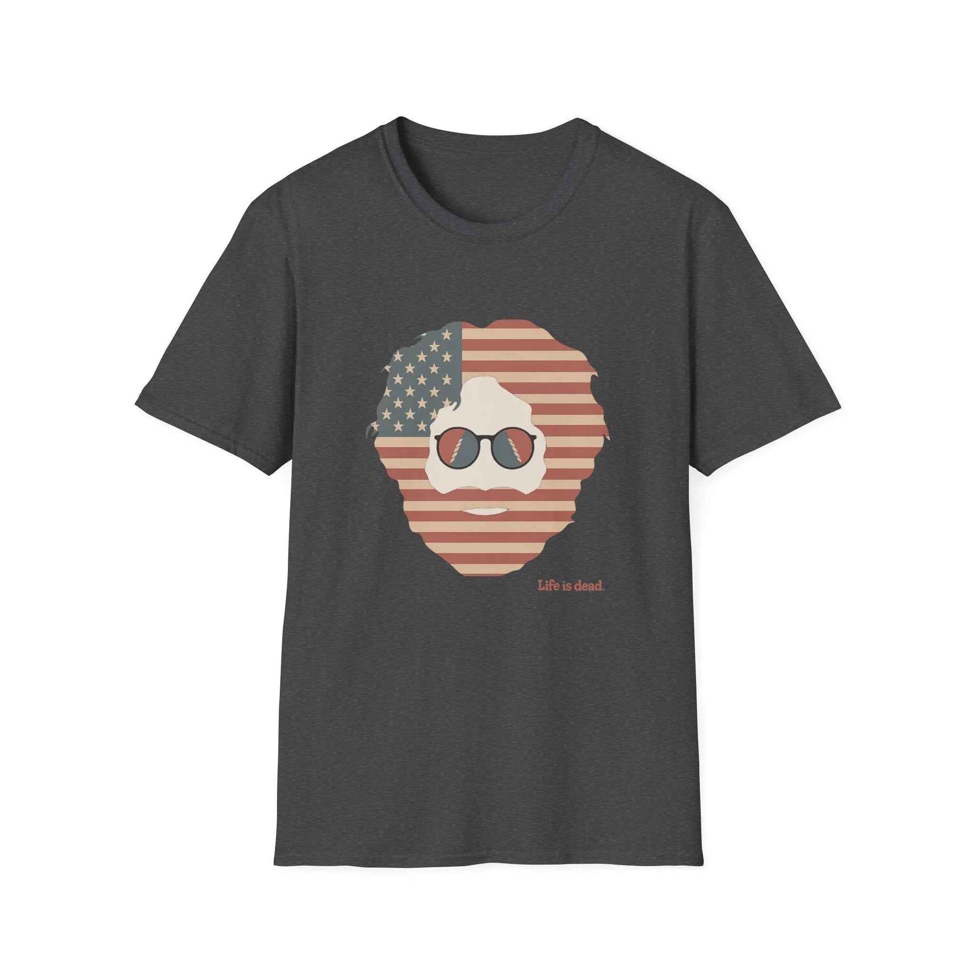 Stars & Stripes Jerry Life is dead.® Grateful Dead T-Shirt
