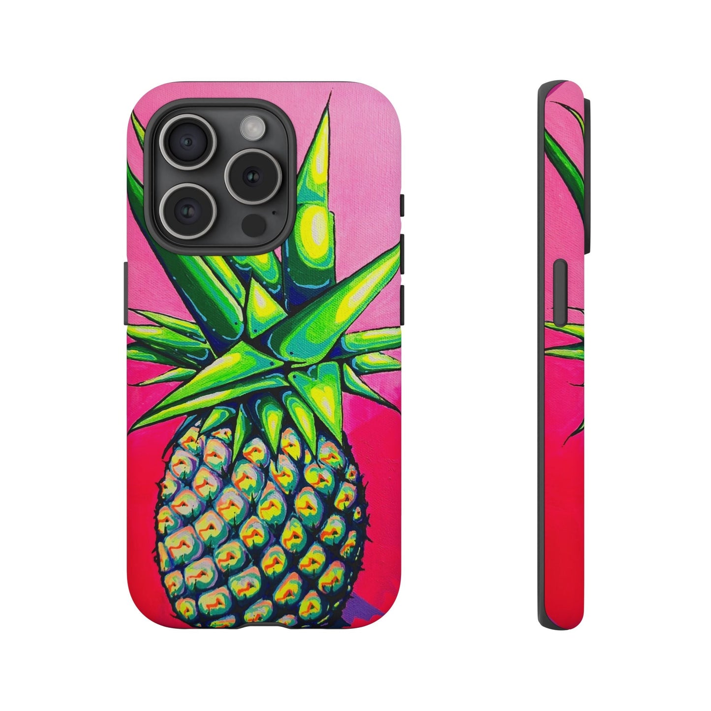 Neon Pineapple Tough Phone Case