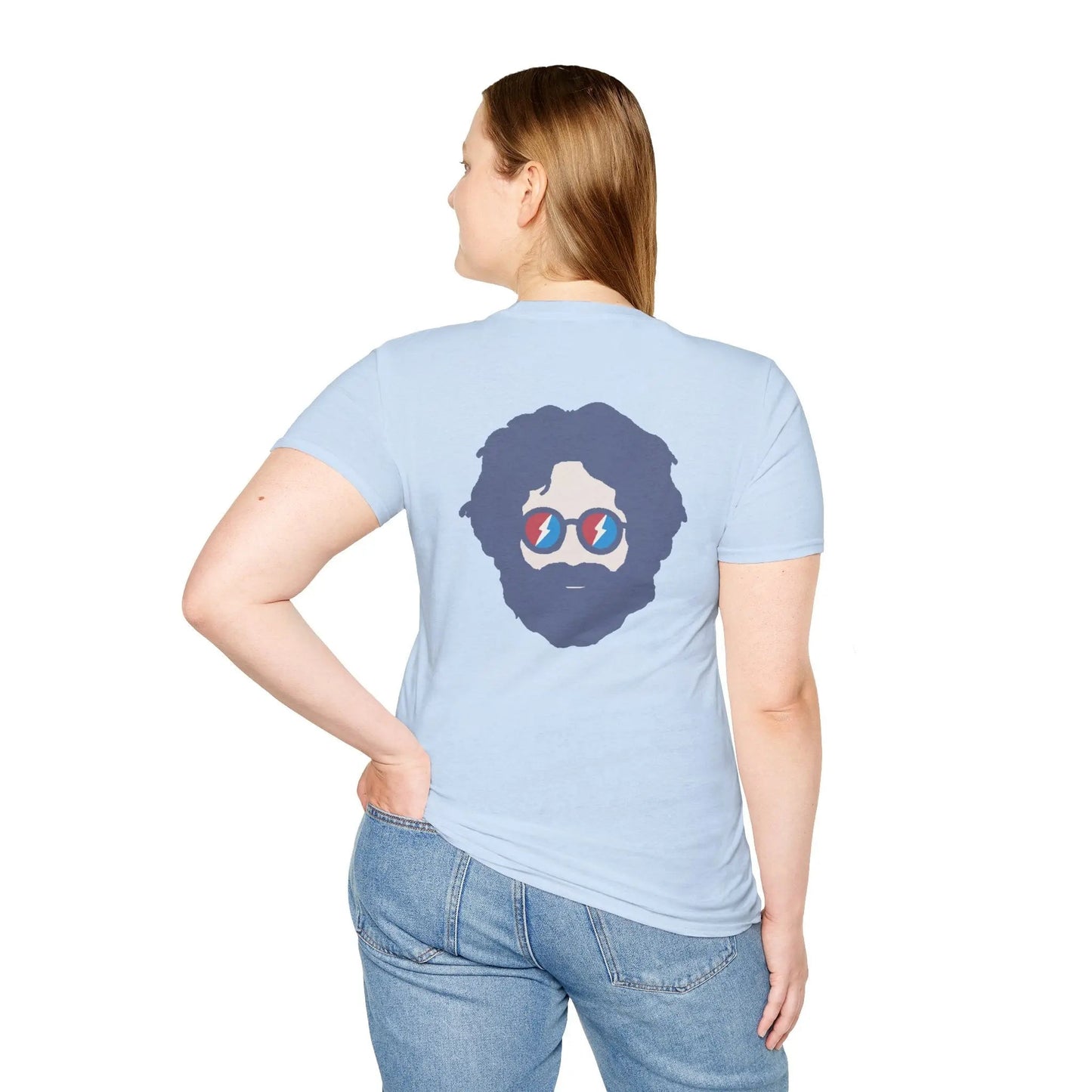 Jerry Garcia Color Match Two-Sided Vineyard Collection Grateful Dead T-Shirt