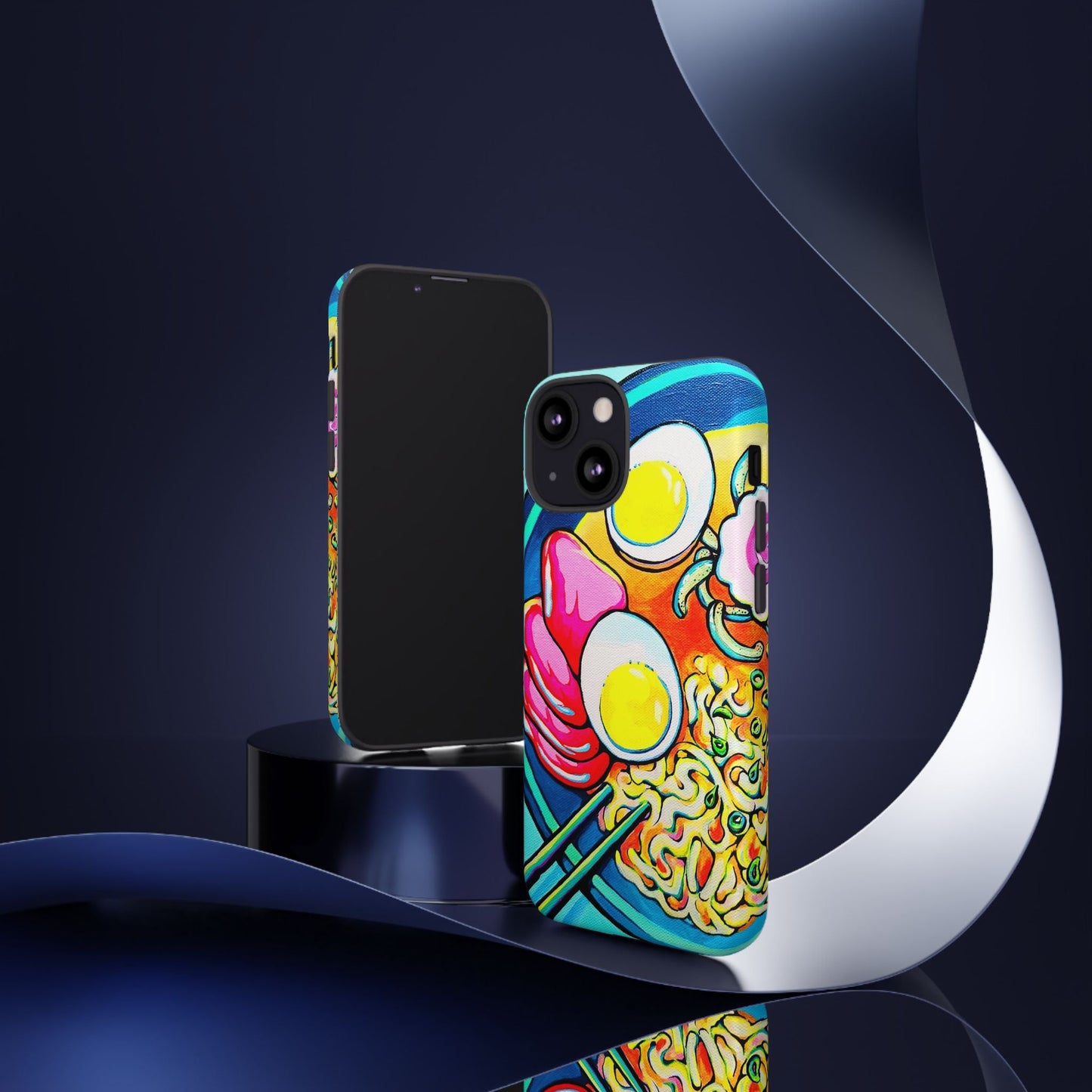Neon Ramen Tough Phone Case