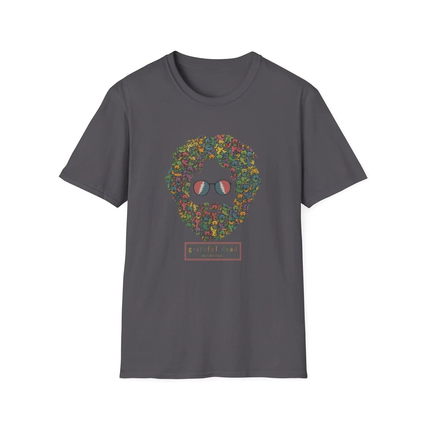 Jerry Garcia Dancing Bears Face - Vineyard Collection Grateful Dead T-Shirt