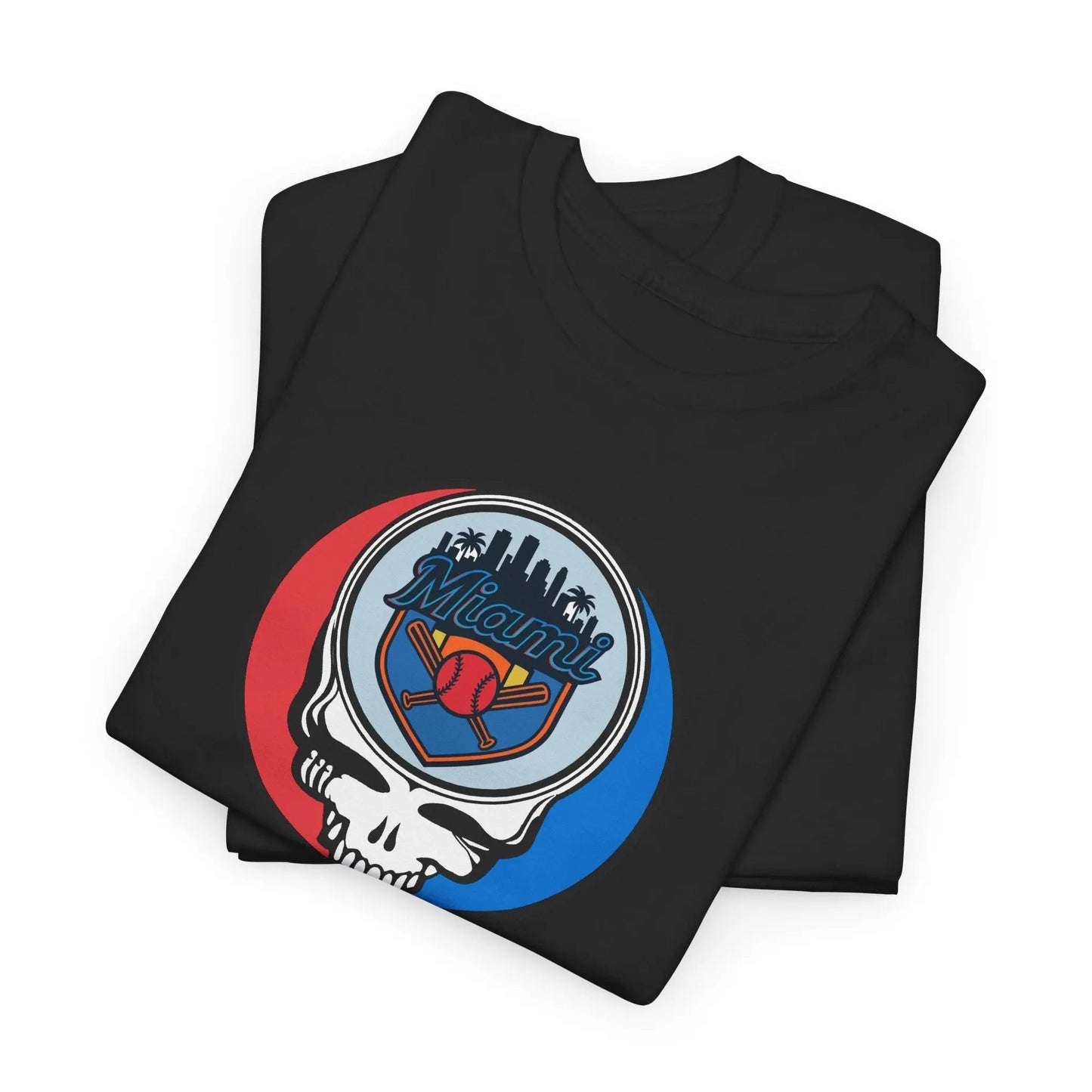 Miami Marlins Original Stealie Grateful Dead T-Shirt