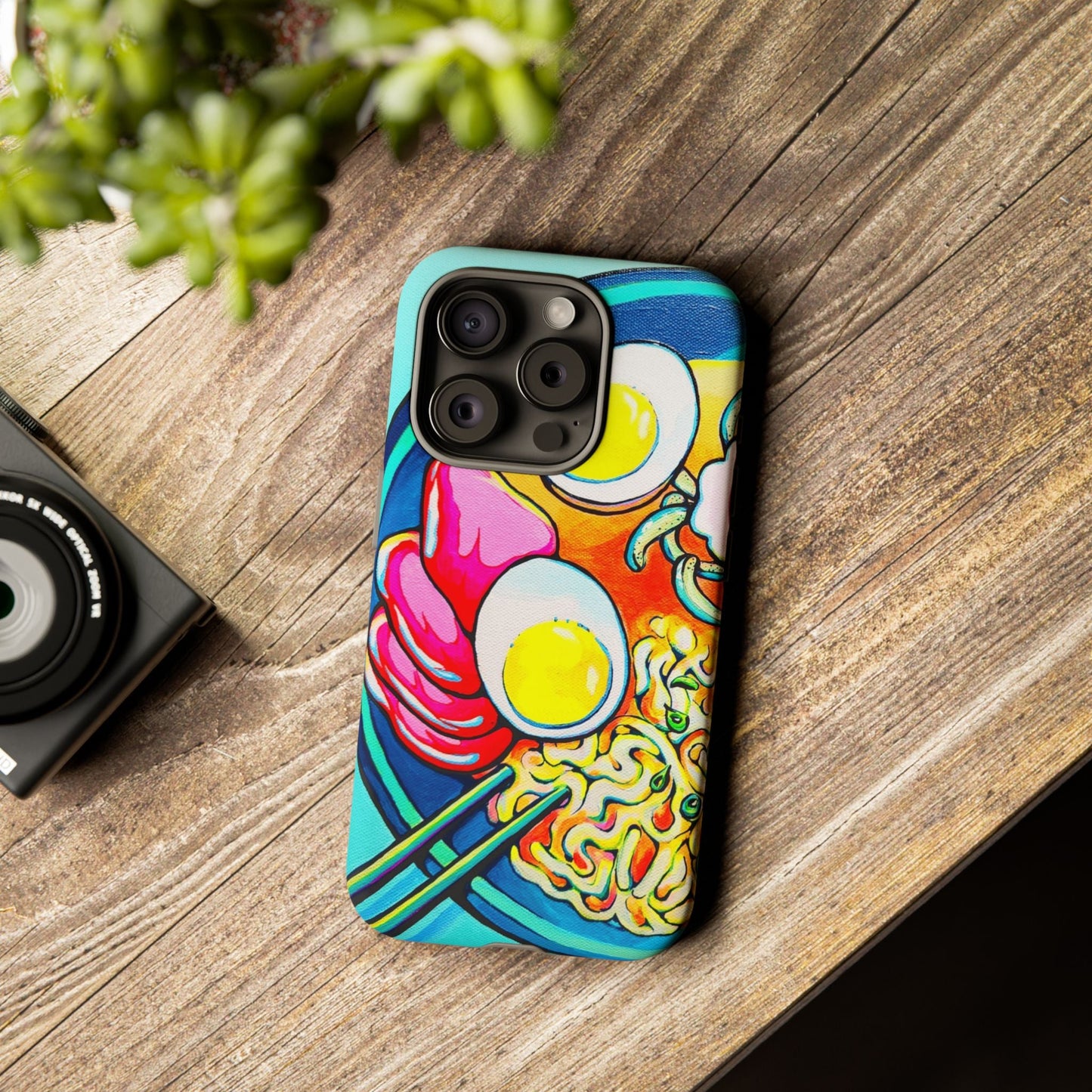 Neon Ramen Tough Phone Case