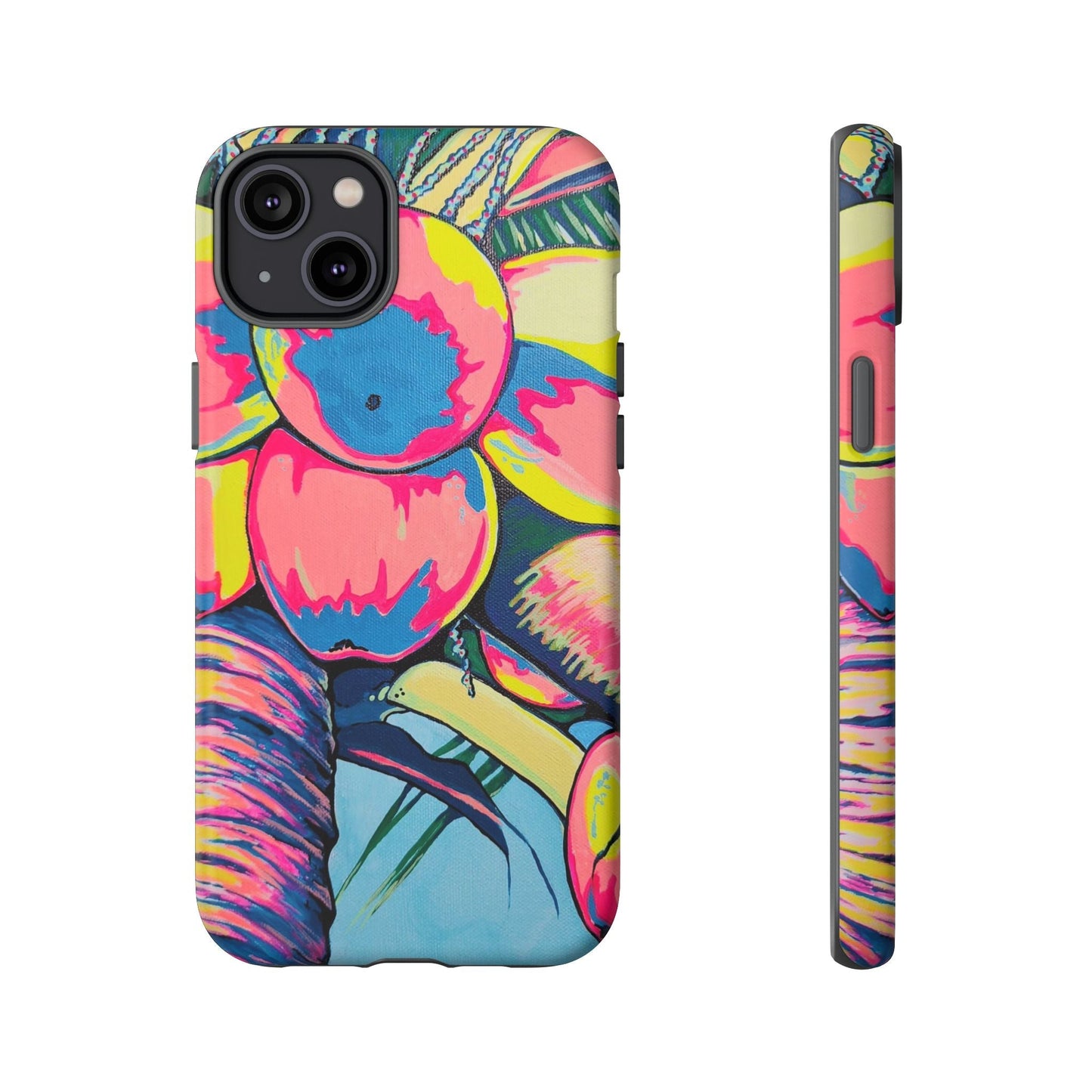 Neon Coconuts Tough Phone Case