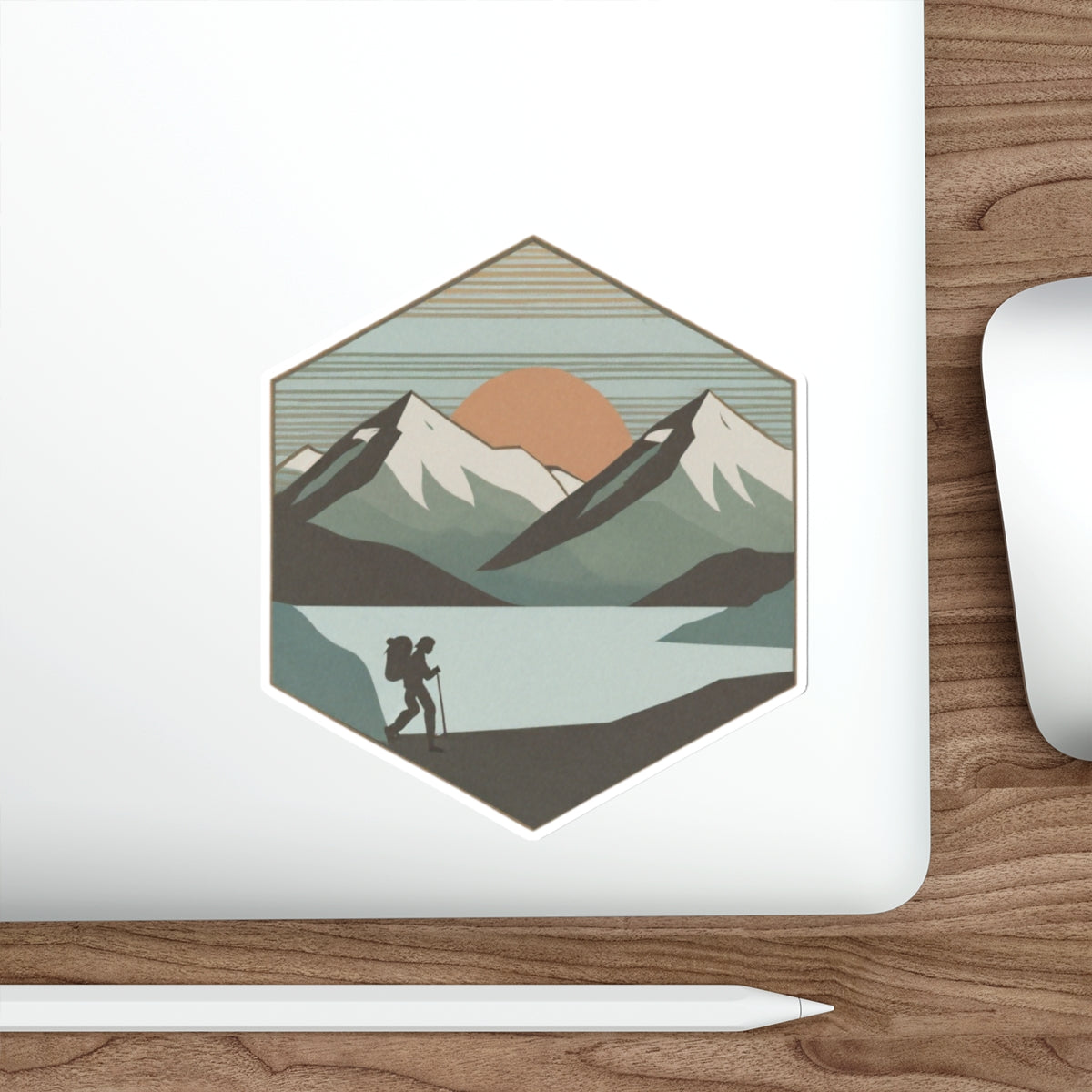 Horizon Hike Die-Cut Sticker