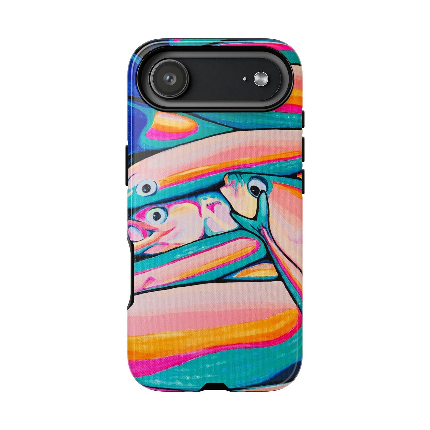 Neon Fish Tough Phone Case