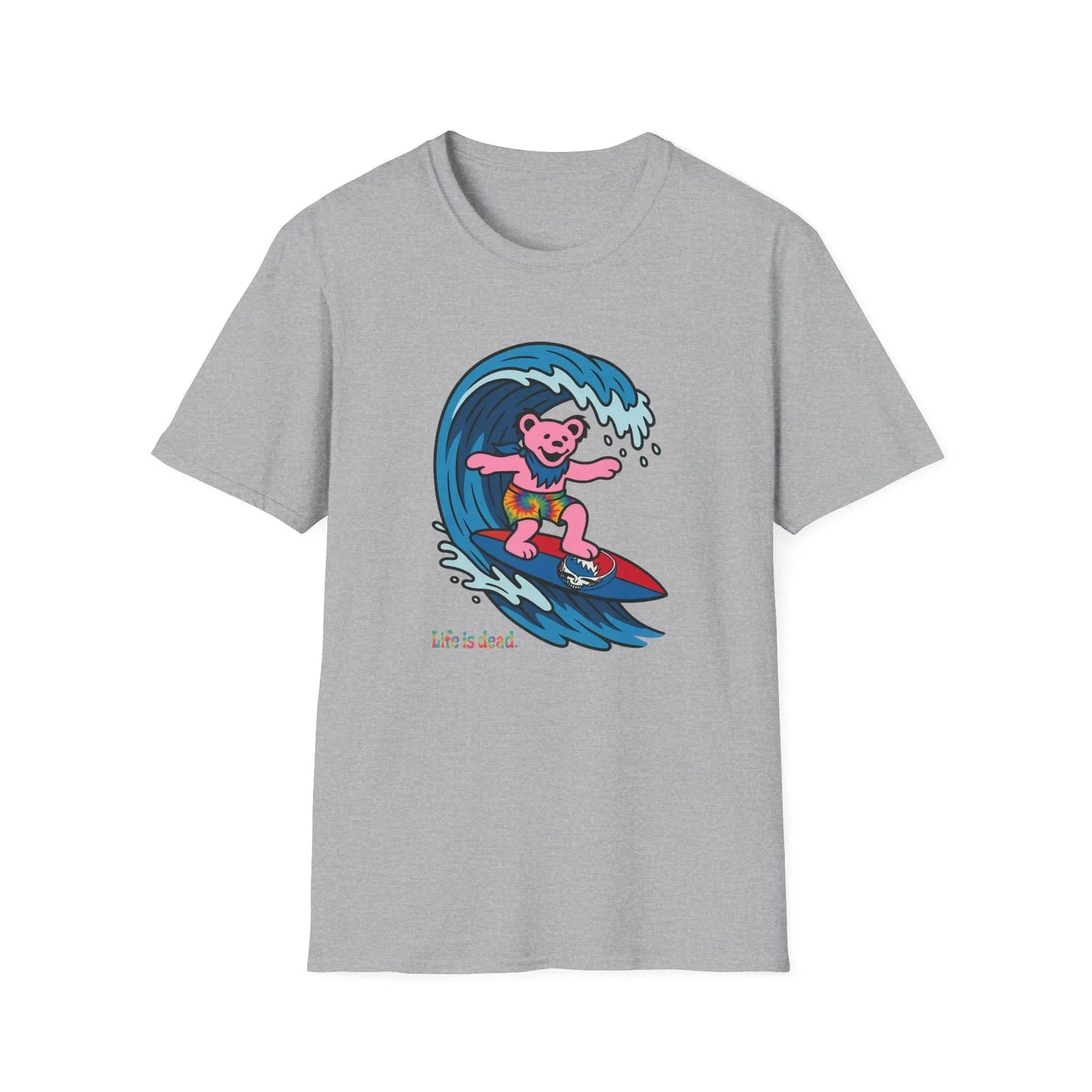 Surfin' Bear - Life is dead.® Grateful Dead T-Shirt