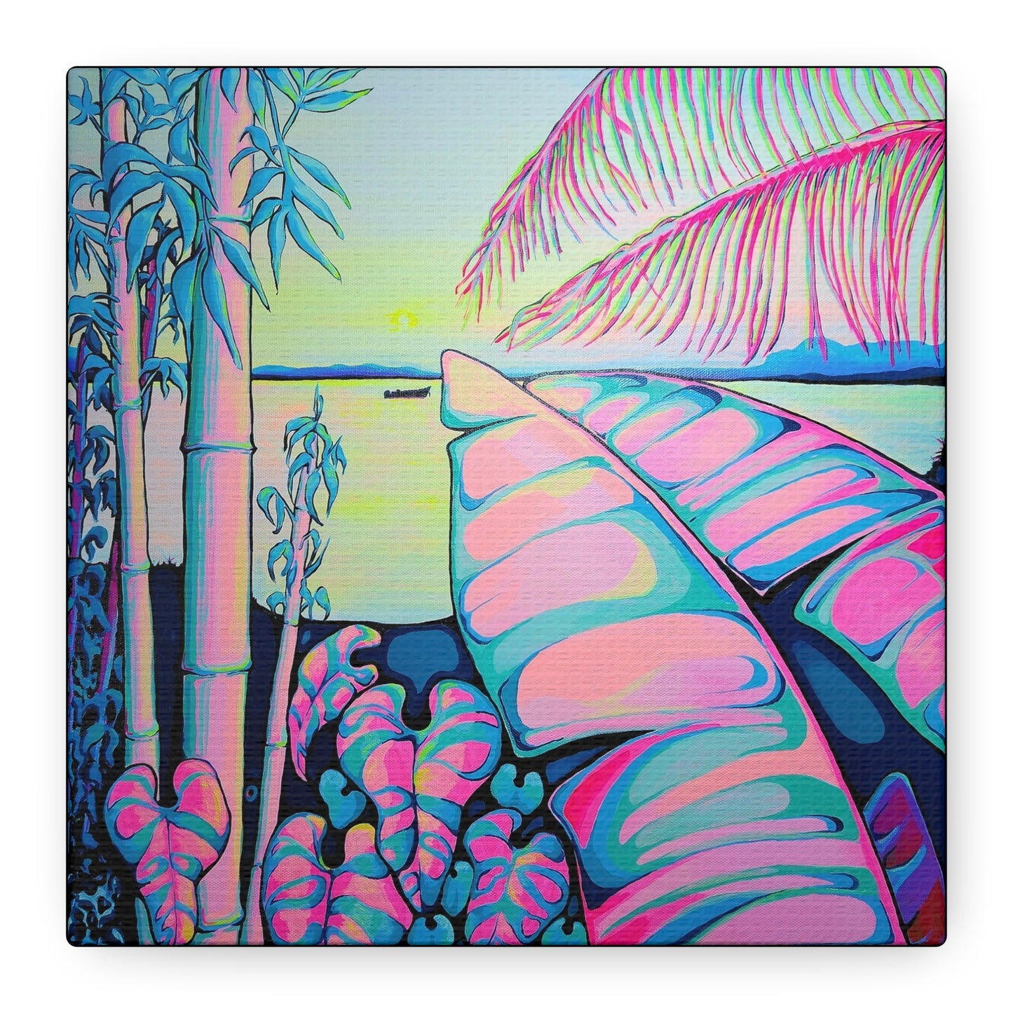 Serenity Bocas Canvas Print, Original Artist Design, Home Decor, Wall Art