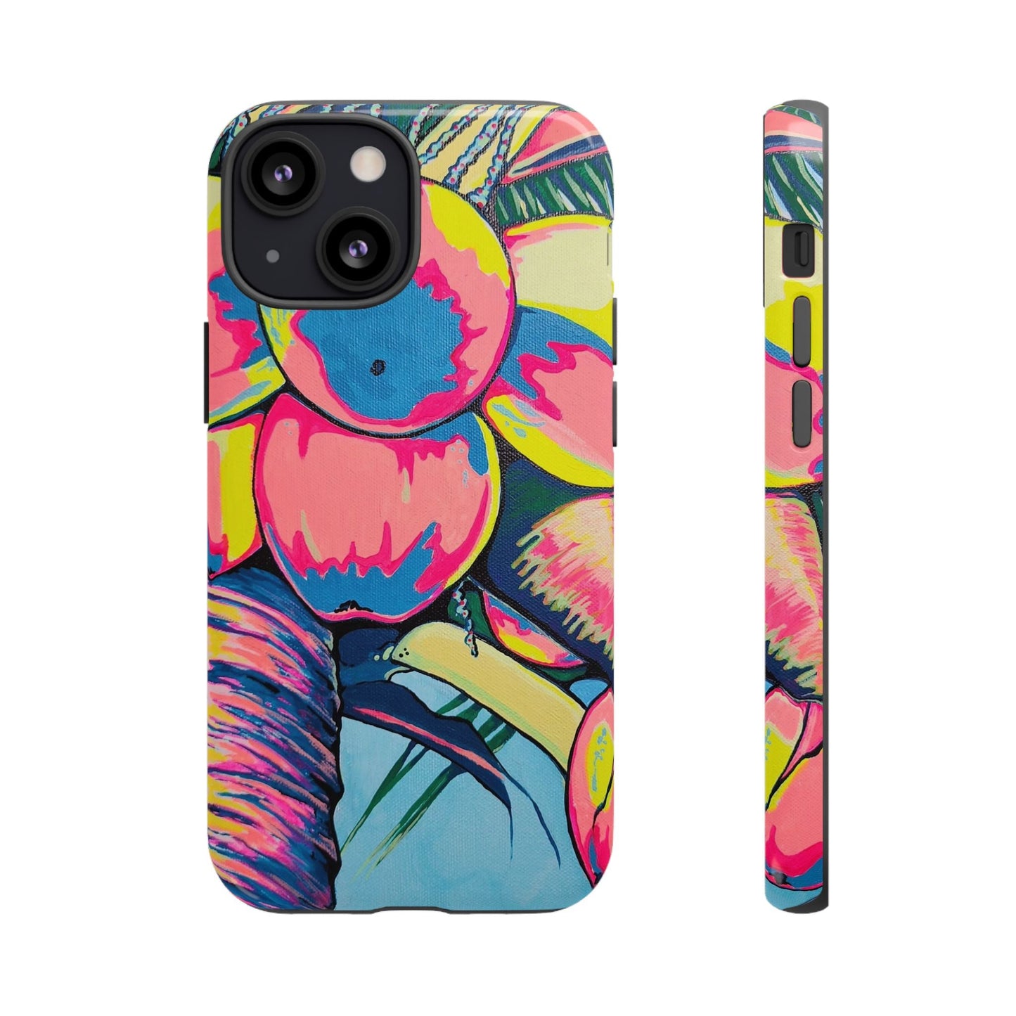 Neon Coconuts Tough Phone Case