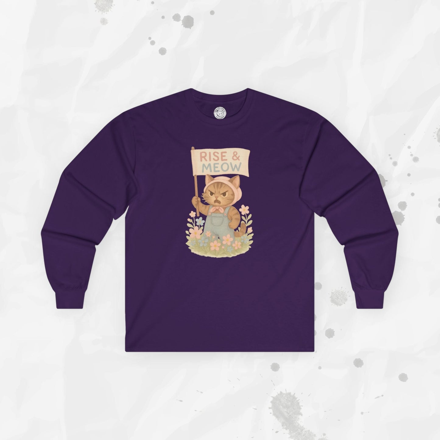 Rise & Meow - Long Sleeve T-Shirt