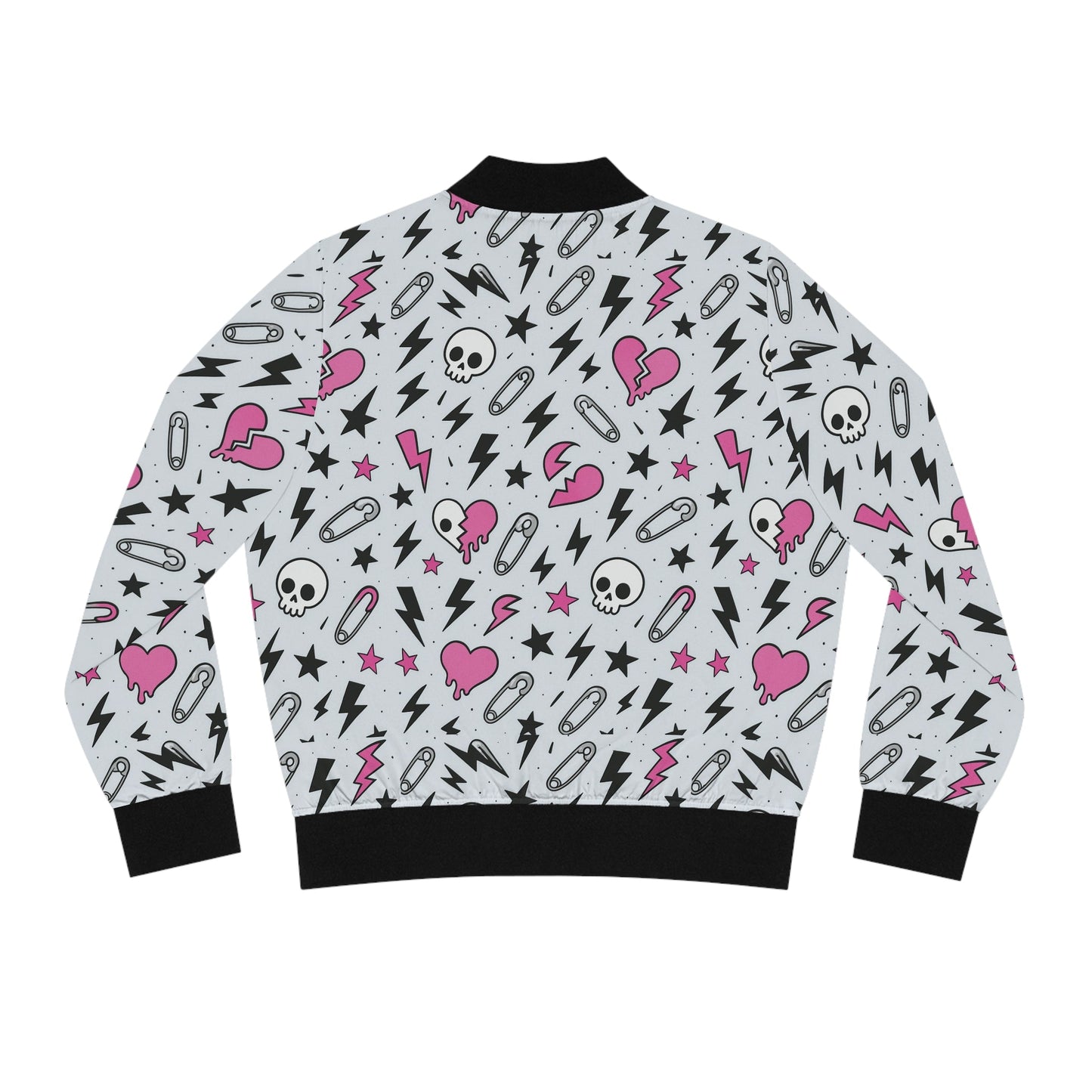 Ashen Chaos Bomber Jacket