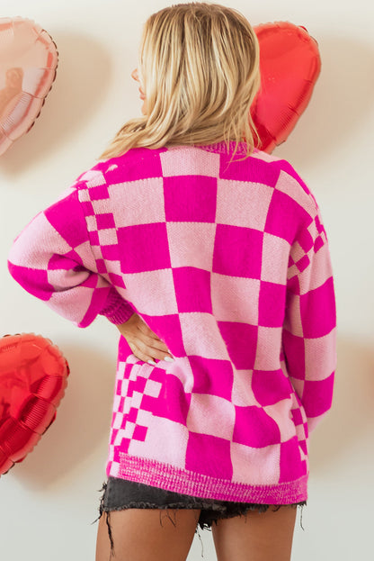 Checkered Cardigan