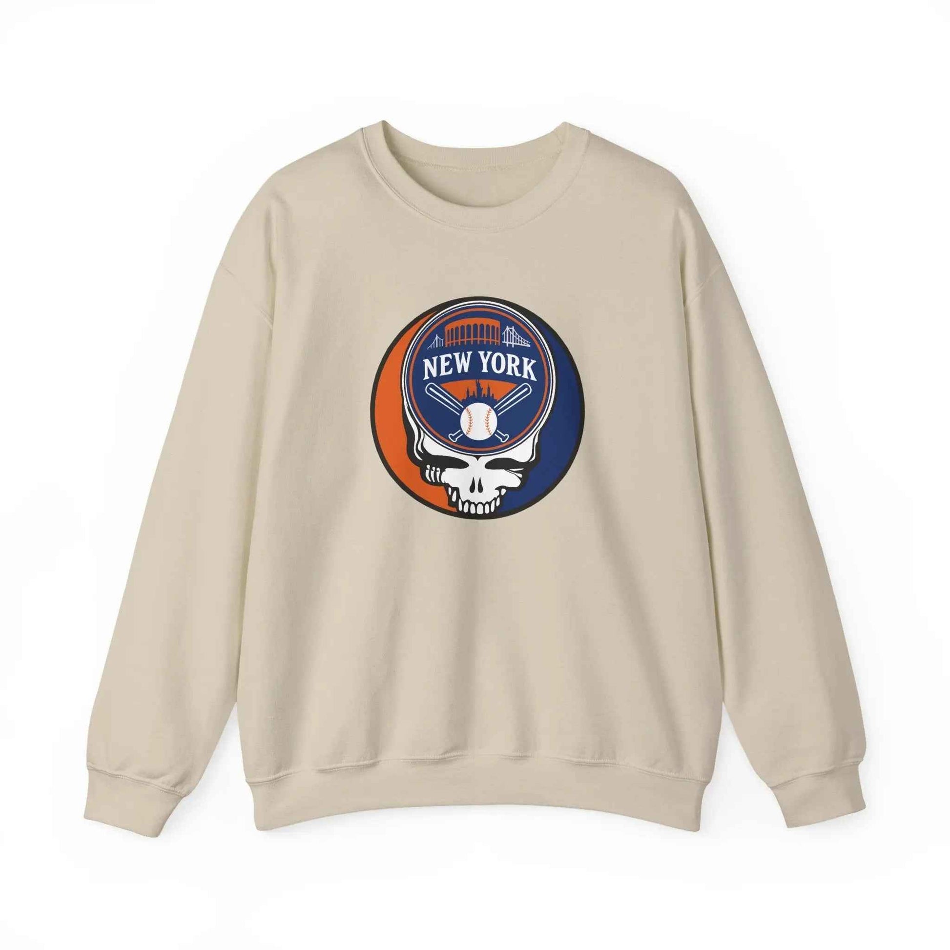 New York Mets Original Stealie Grateful Dead Crewneck Grateful Dead Sweatshirt