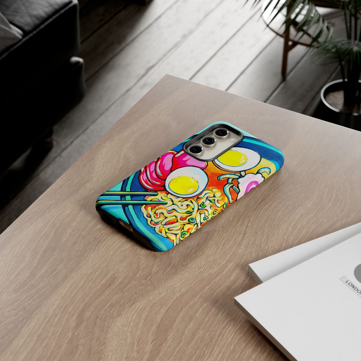 Neon Ramen Tough Phone Case