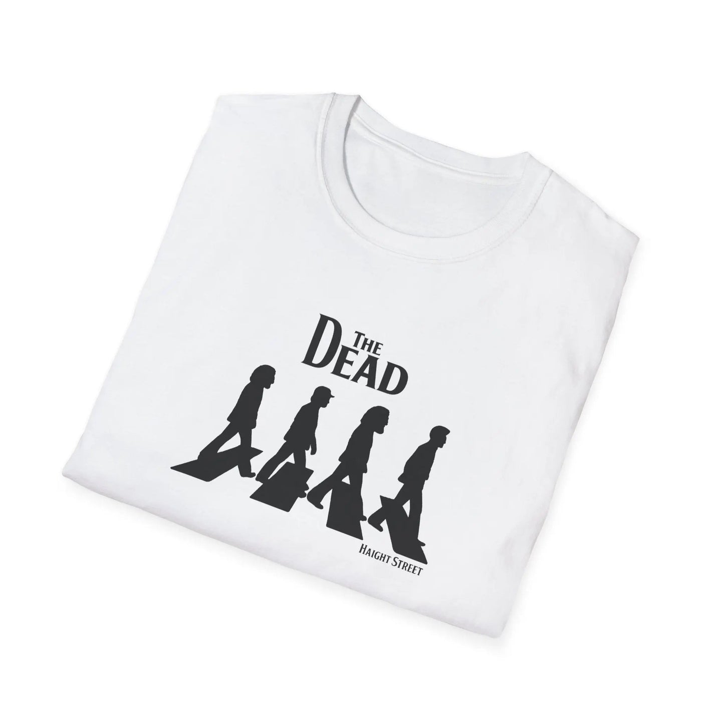 "Jerry Road" Haight Street Crosswalk Silhouettes Grateful Dead T-Shirt