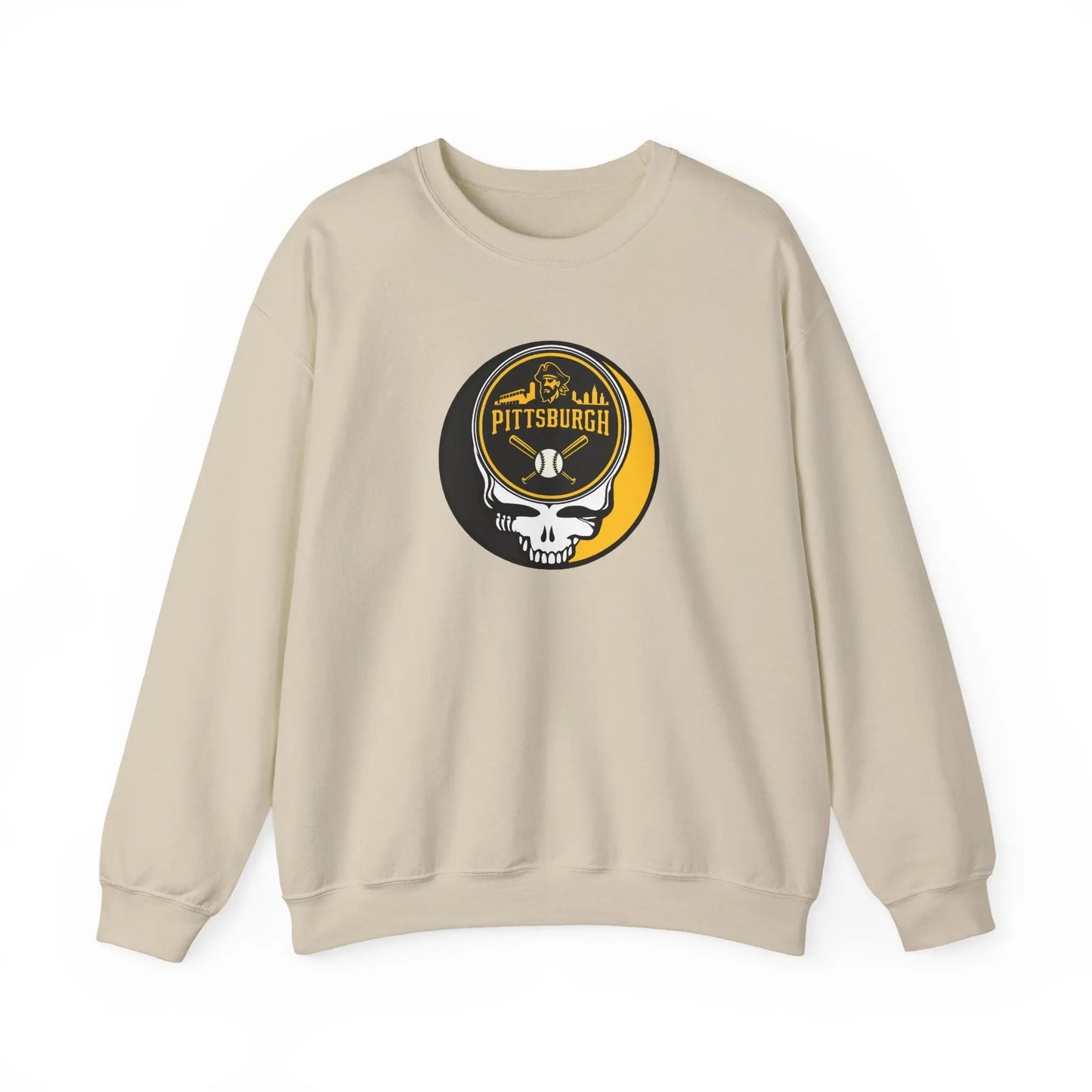 Pittsburgh Pirates Original Stealie Grateful Dead Crewneck Grateful Dead Sweatshirt