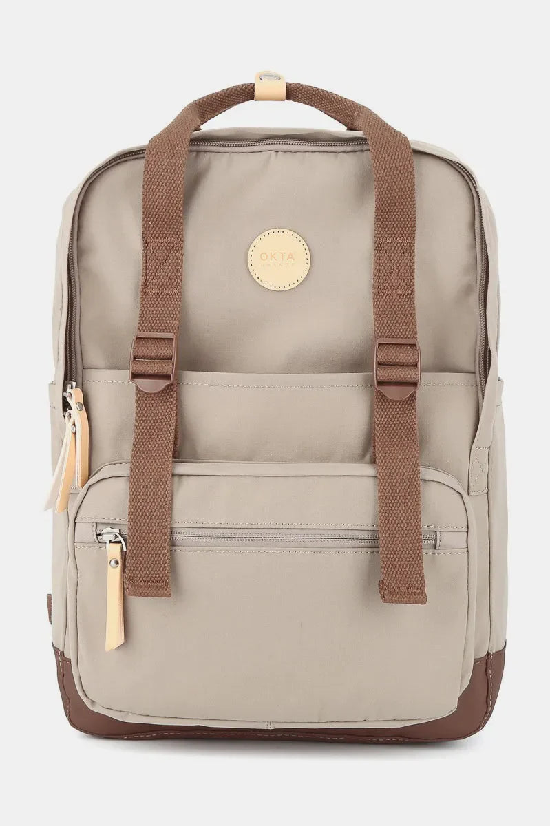 Himawari Waterproof Canvas Backpack With Side Pockets