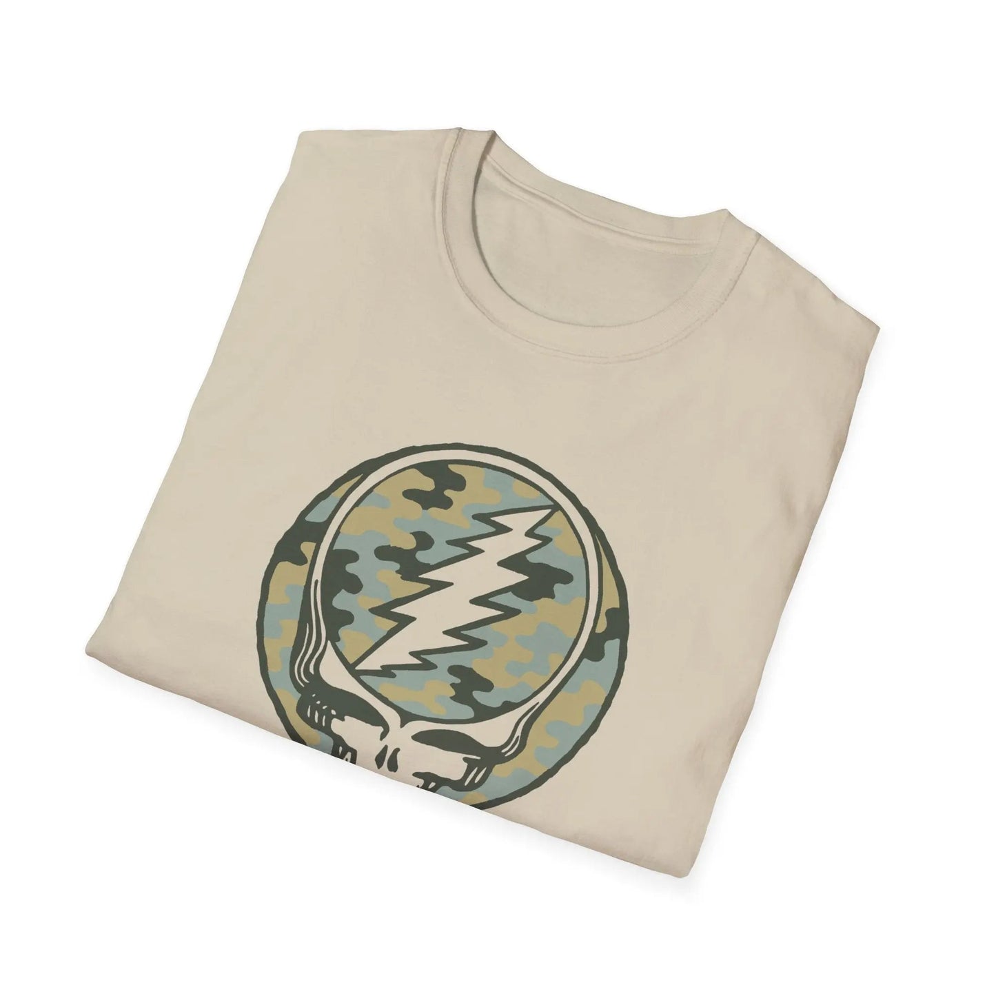 Camo Stealie Color Match Vineyard Collection Grateful Dead T-Shirt