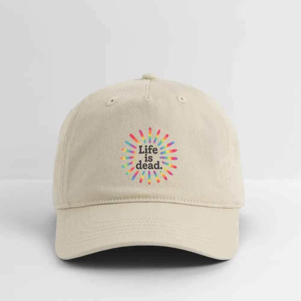 Life is dead.® TieDye Sunburst Grateful Dead Dad Hat
