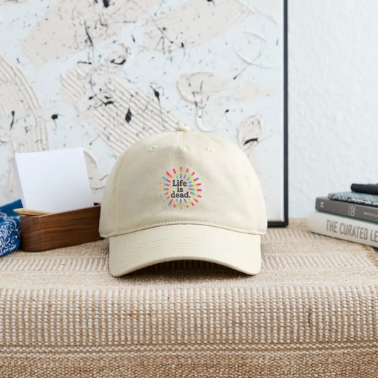 Life is dead.® TieDye Sunburst Grateful Dead Dad Hat