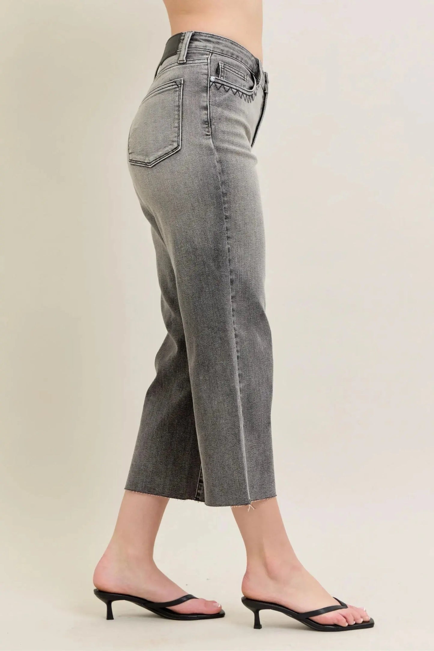 Judy Blue Jeans - Full Size Wide Leg Capris Jeans