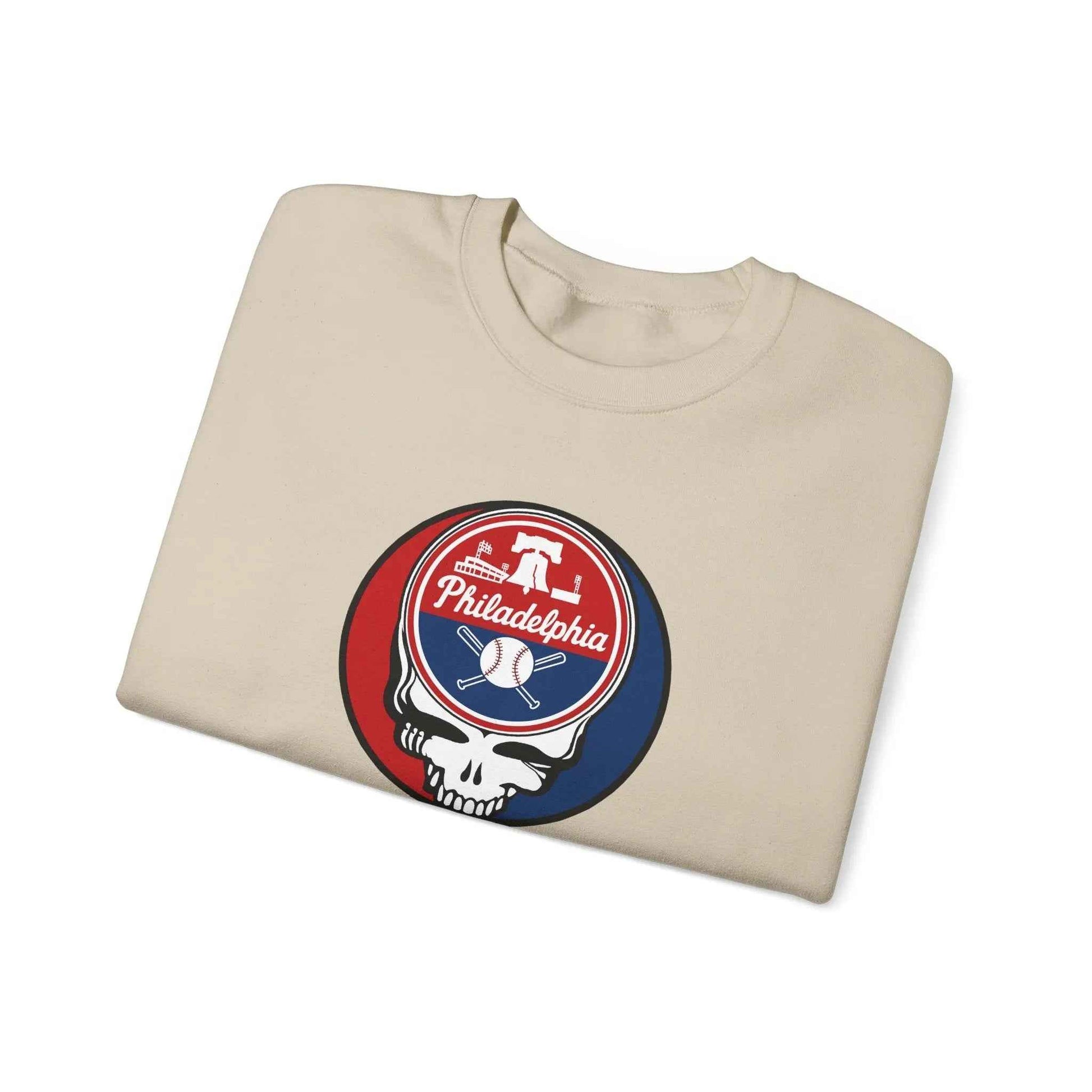Philadelphia Phillies Original Stealie Grateful Dead Crewneck Grateful Dead Sweatshirt