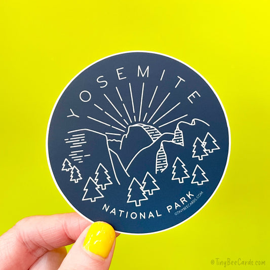 Yosemite National Park Vinyl Sticker
