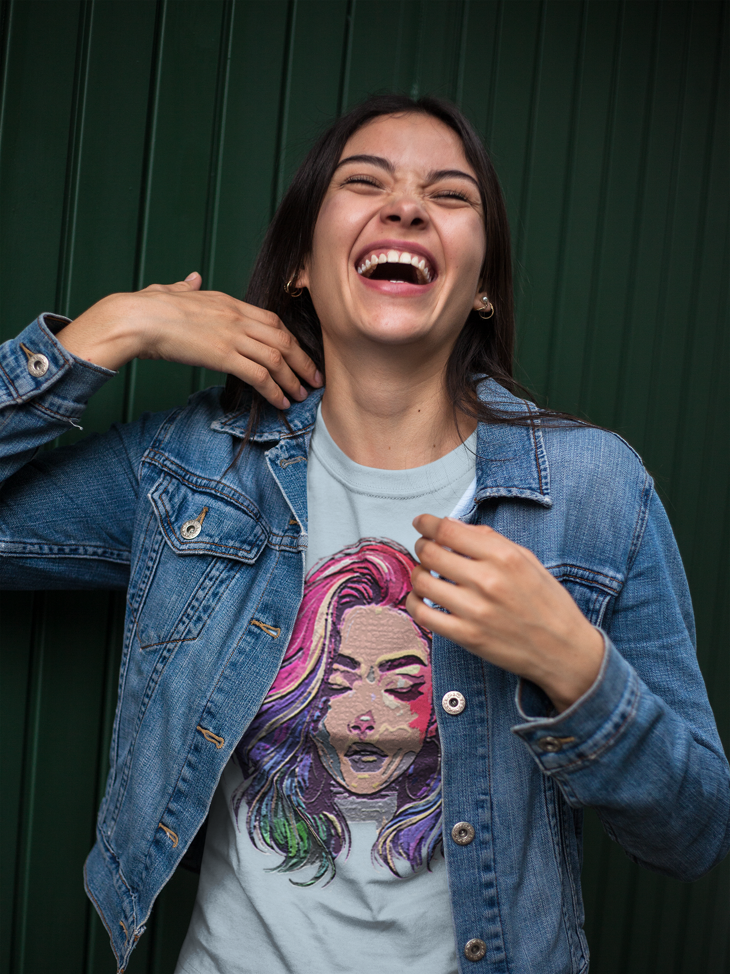 Vibrant Artistic Peace Of Mind Graphic Tee