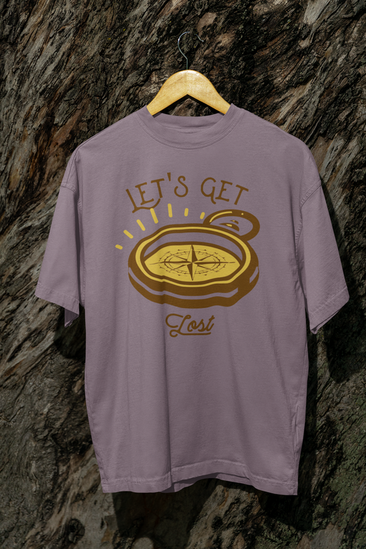 Let's Get Lost T-Shirt - Explore Travel Tee for Outdoor Enthusiasts