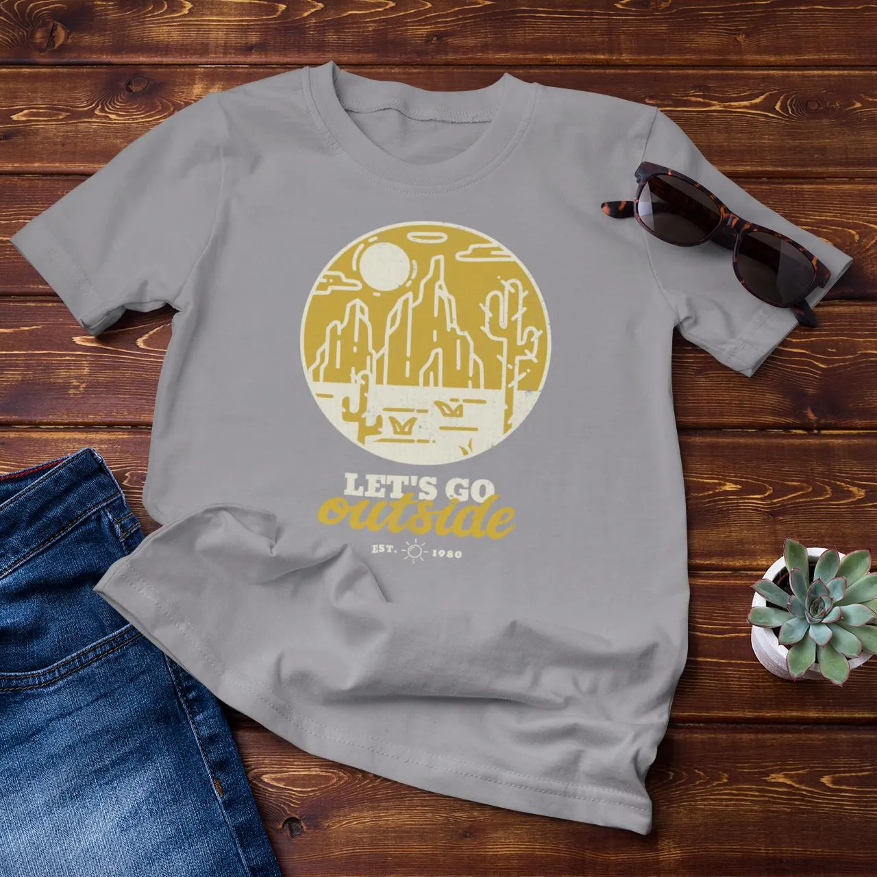 Let's Go Outside Adventure Tee - Premium Outdoor Nature Lover Shirt