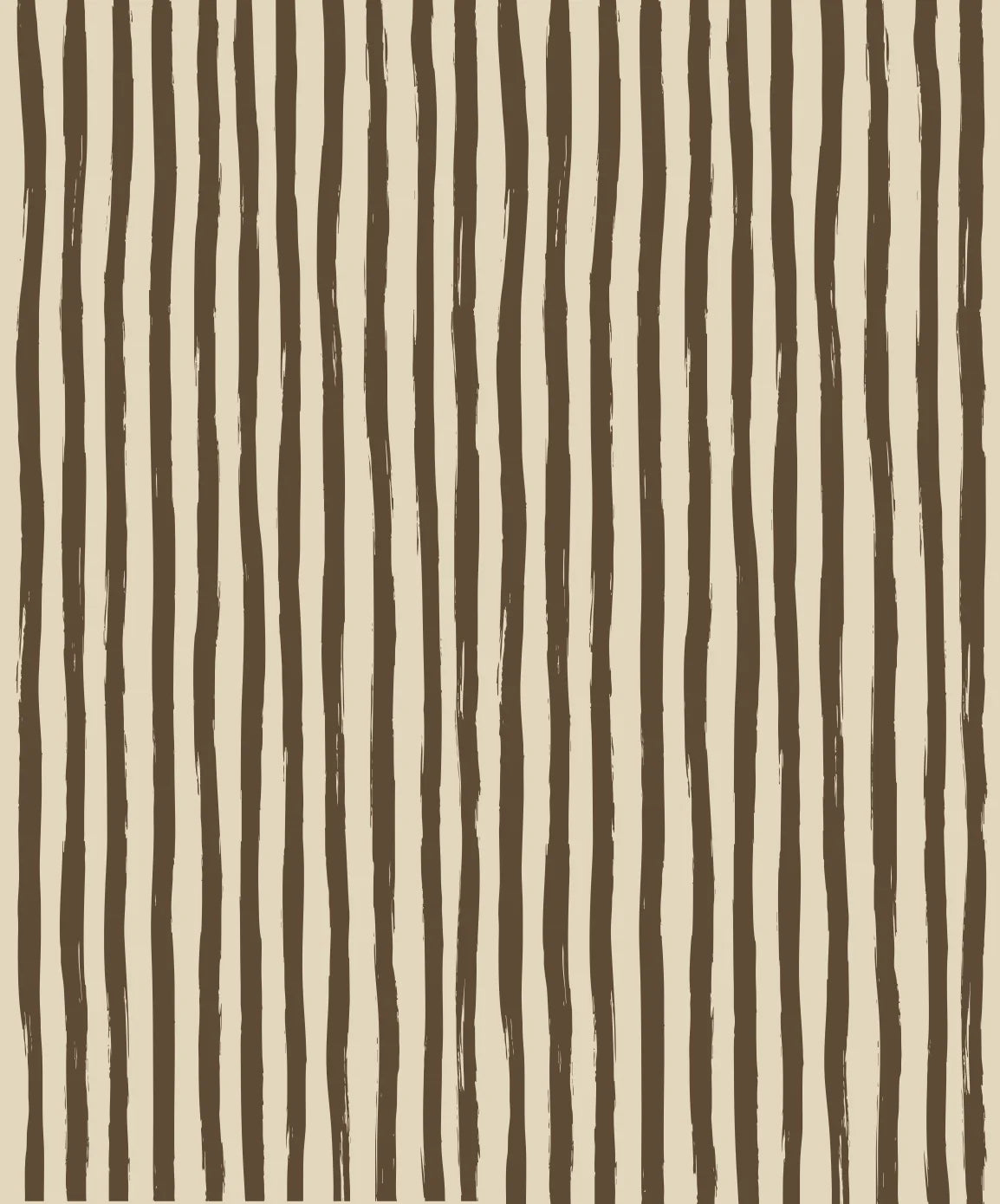 Stripe Plush Throw - Mocha & Cream