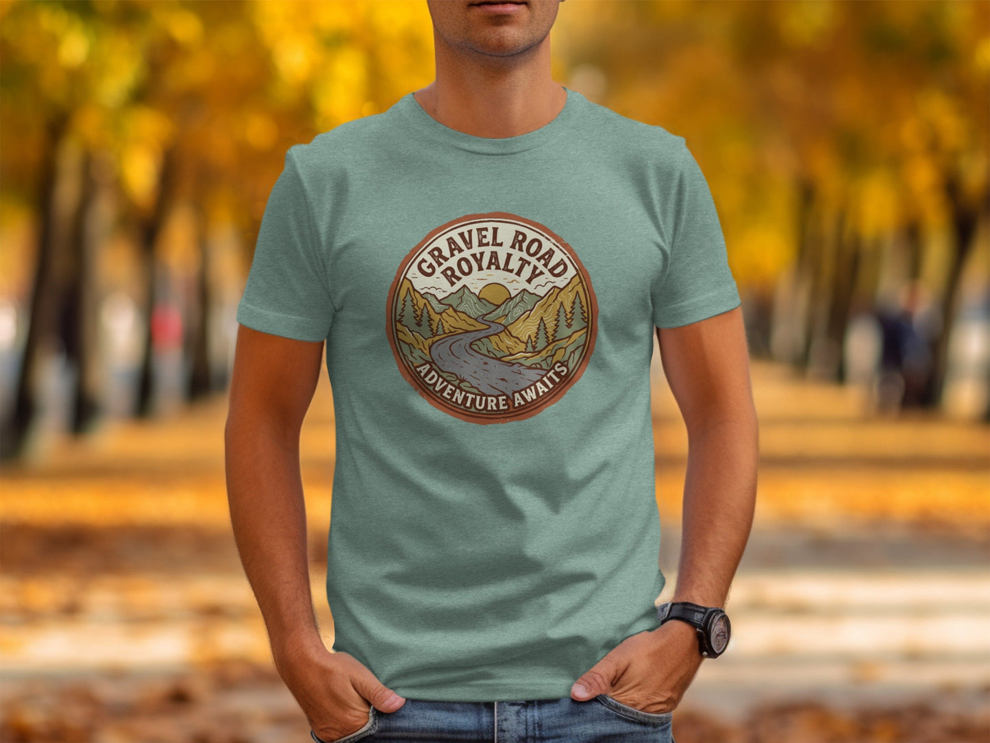 Gravel Road Royalty Vintage Adventure Tee: Backcountry Outpost Shirt