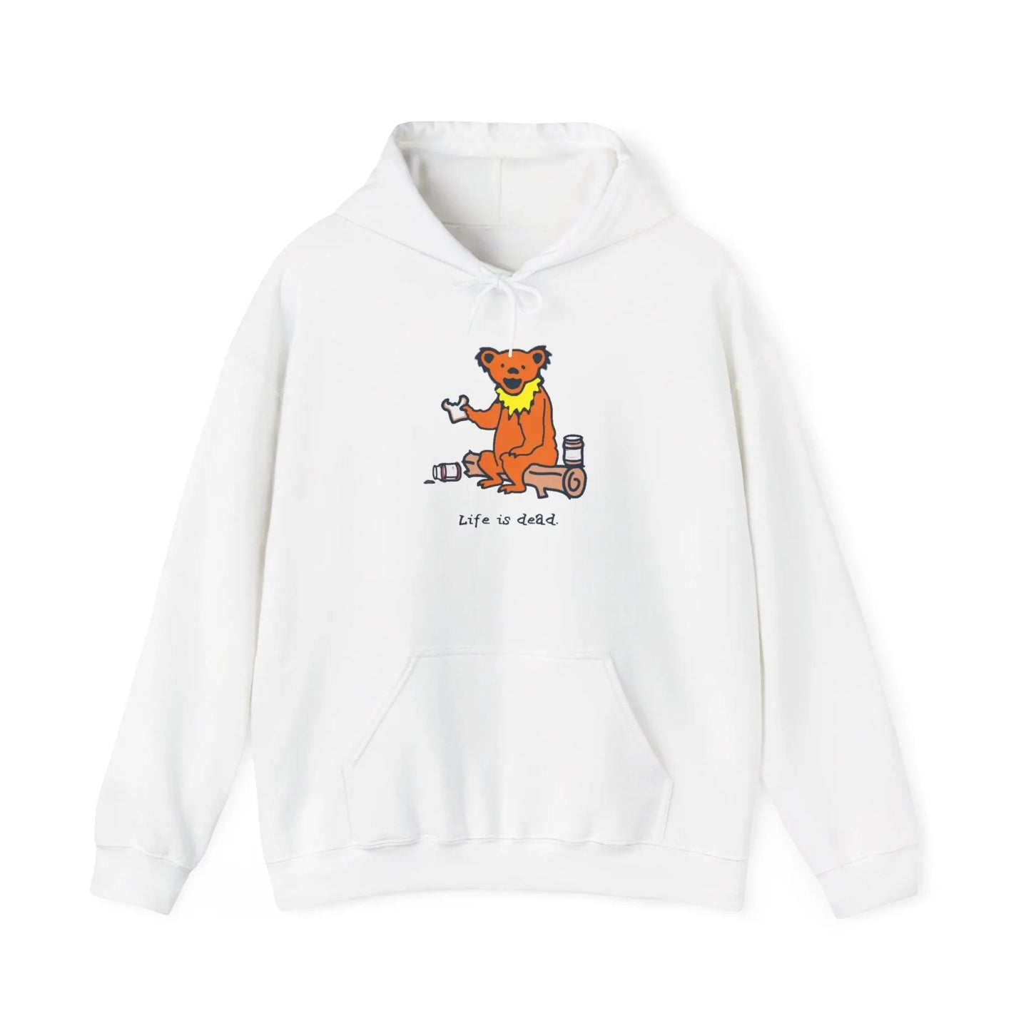 Life is dead.® Snackin' Bear Grateful Dead Hoodie