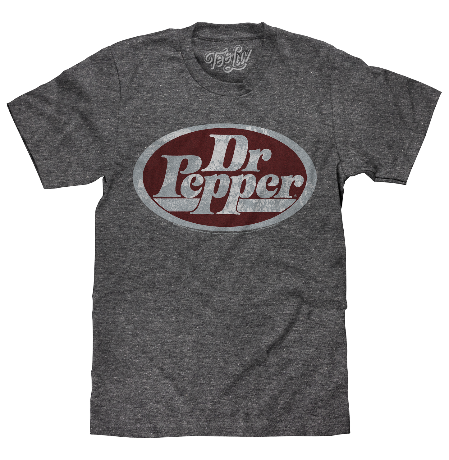 Dr Pepper Oval Logo T-Shirt - Gray