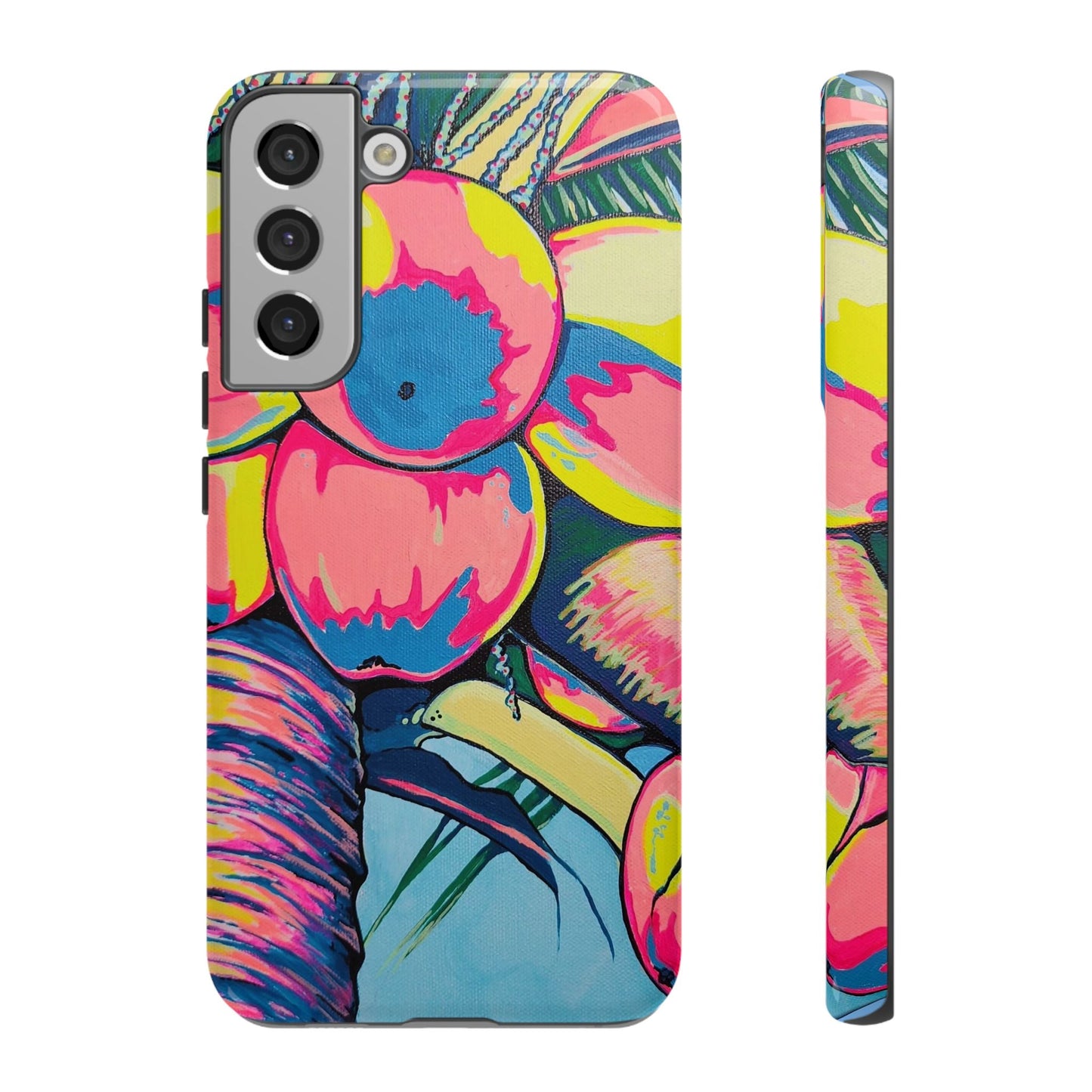 Neon Coconuts Tough Phone Case