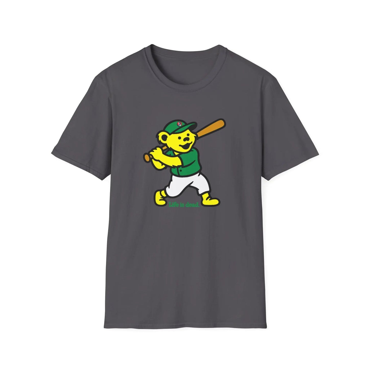 Baseball Edition Dancing Bear - Life is dead.® Grateful Dead T-Shirt