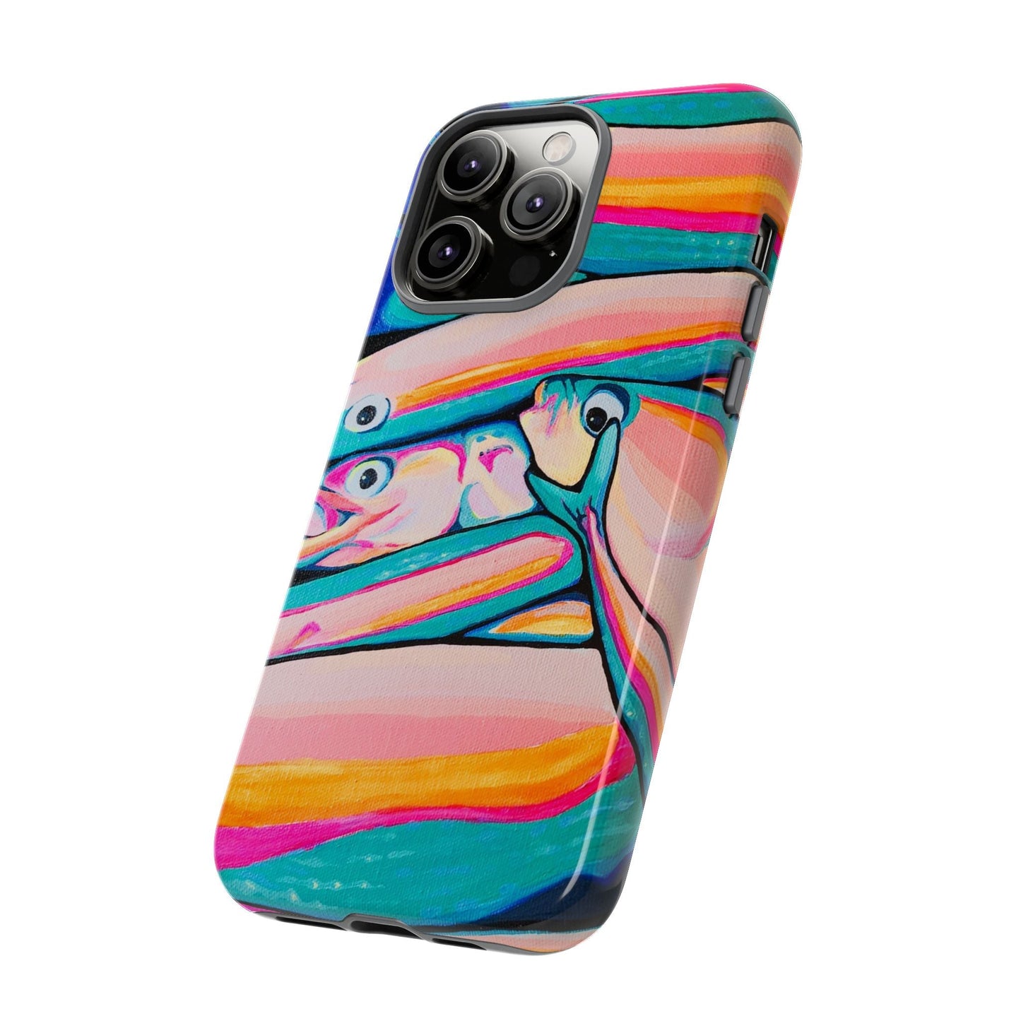 Neon Fish Tough Phone Case