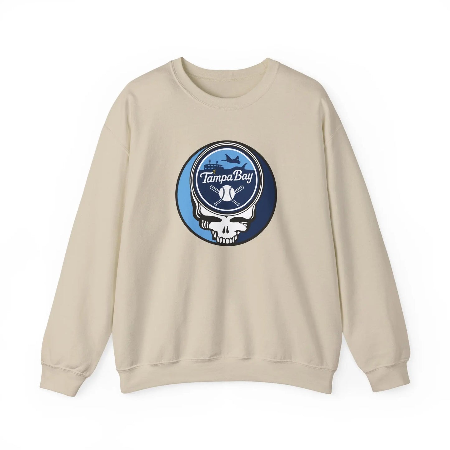 Tampa Bay Rays Original Stealie Grateful Dead Crewneck Grateful Dead Sweatshirt