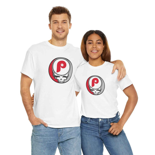 Philadelphia Phillies Logo Stealie Grateful Dead T-Shirt