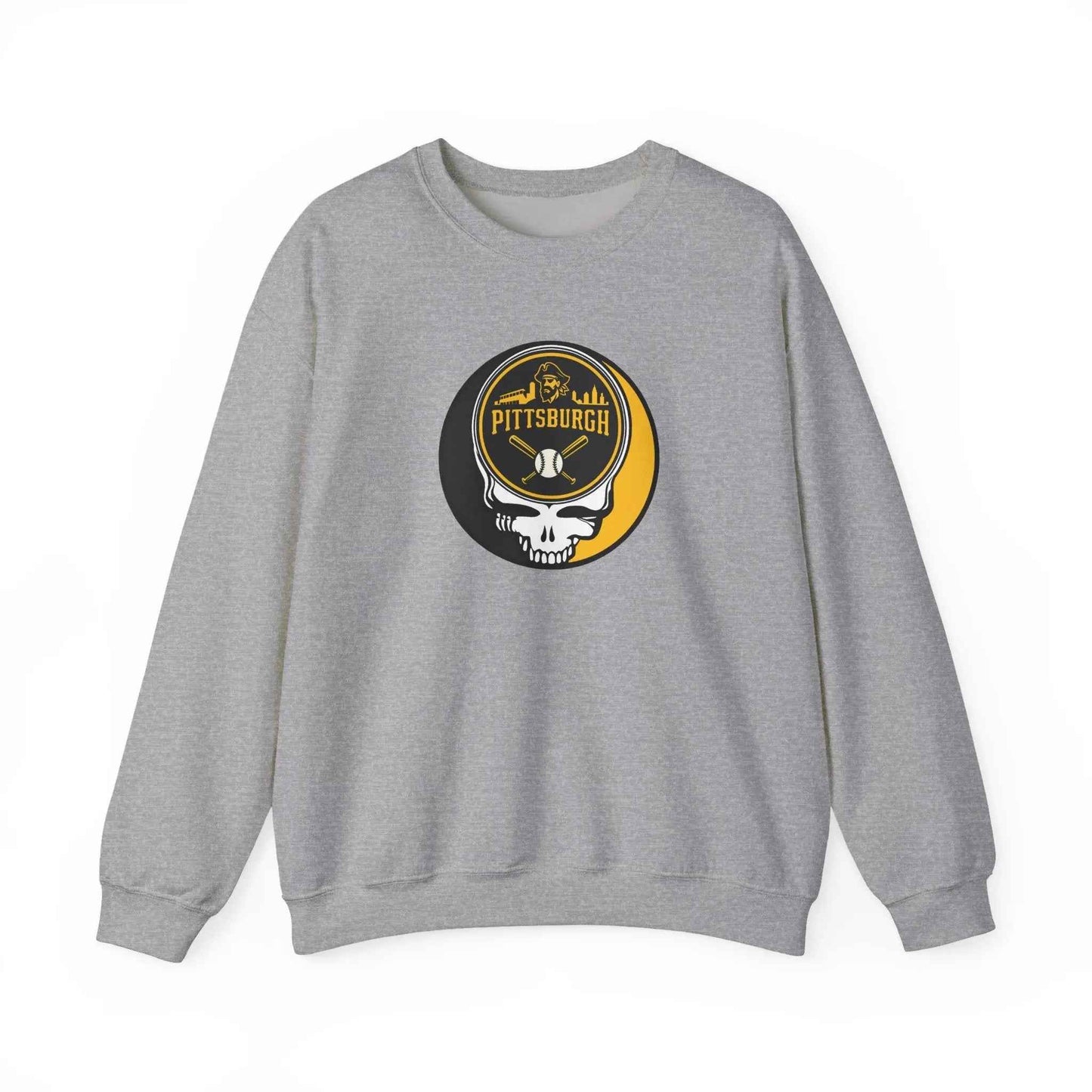 Pittsburgh Pirates Original Stealie Grateful Dead Crewneck Grateful Dead Sweatshirt