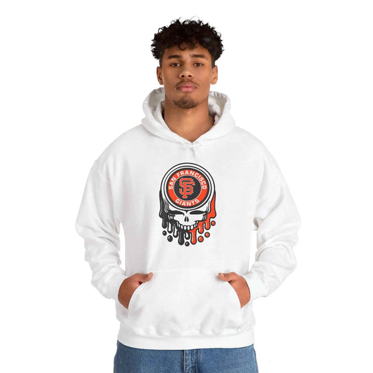 San Francisco Giants Logo Dripping Stealie Grateful Dead Hoodie