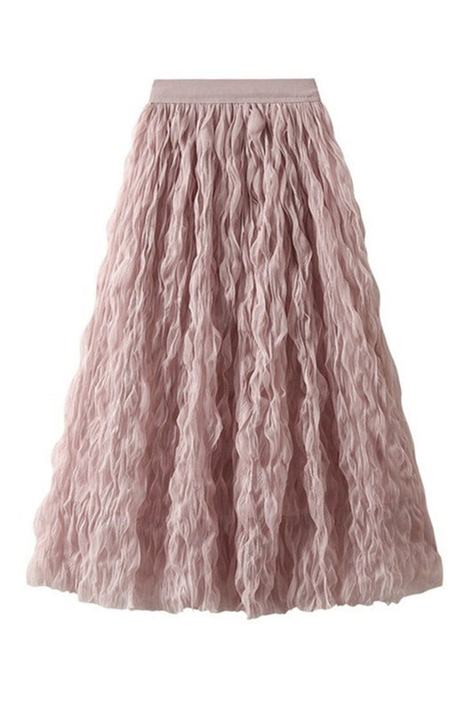 Midi Mesh Skirt '