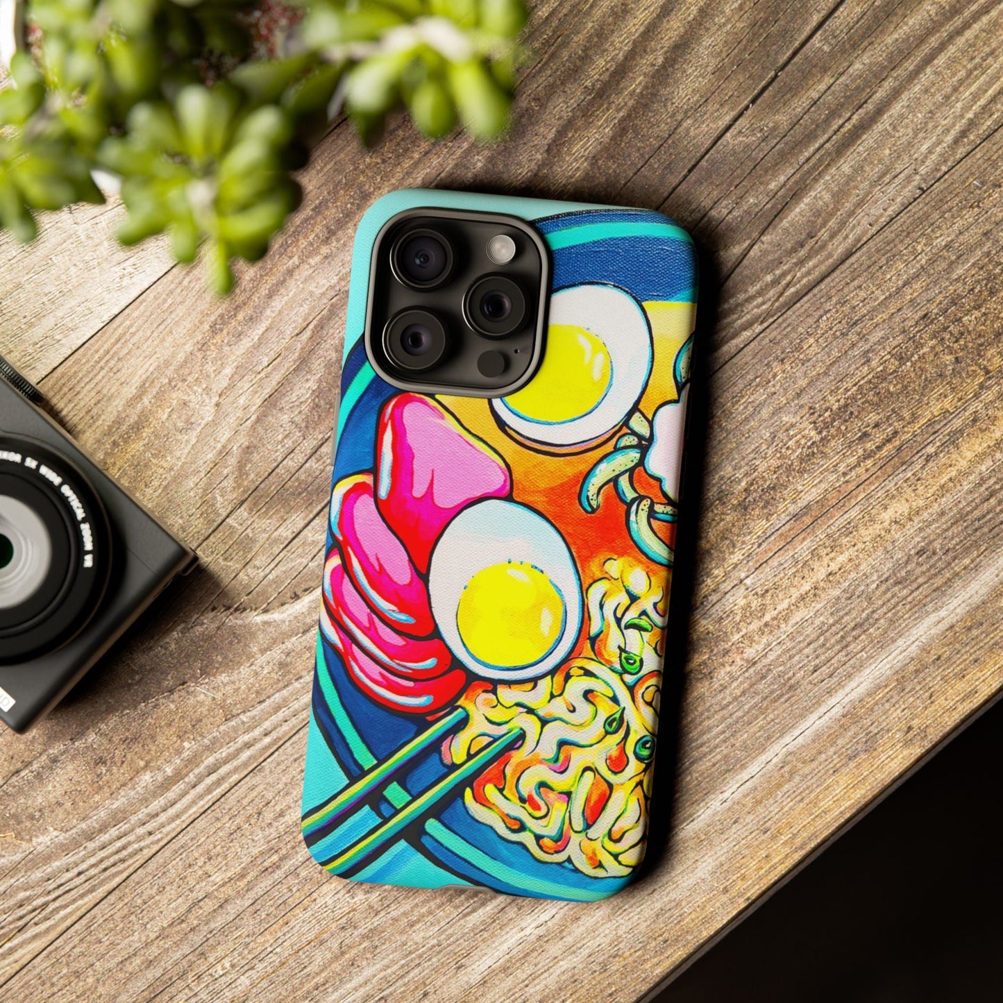 Neon Ramen Tough Phone Case