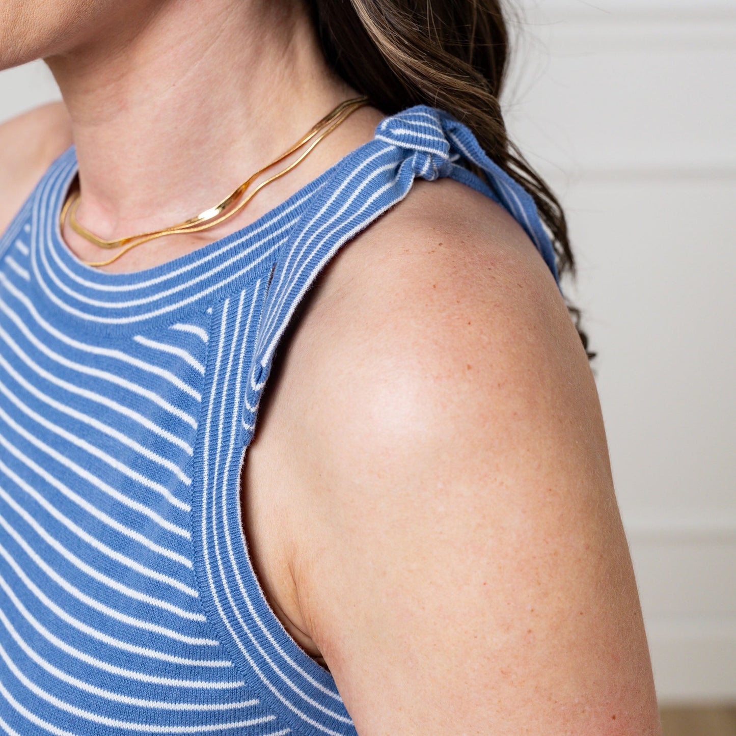 Halter Tie Knit Organic Sweater Dress