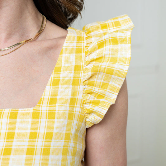 Flutter Sleeve Sun Dress