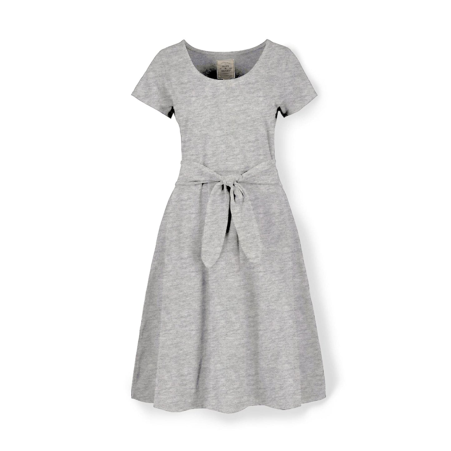Organic Tie-Waist Knit Dress