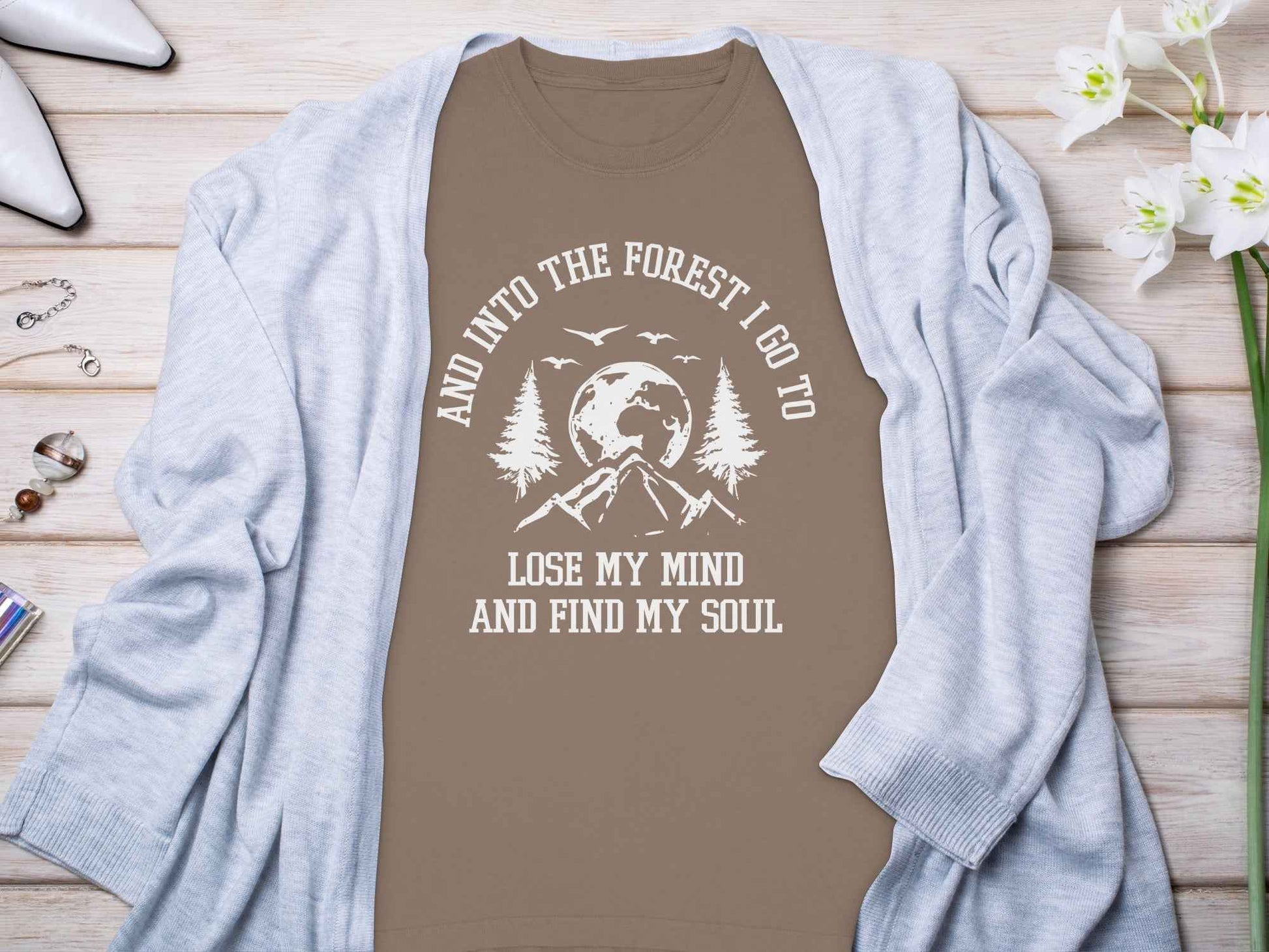 Into The Forest Design Lose My Mind Find My Soul Long Sleeve T-Shirt