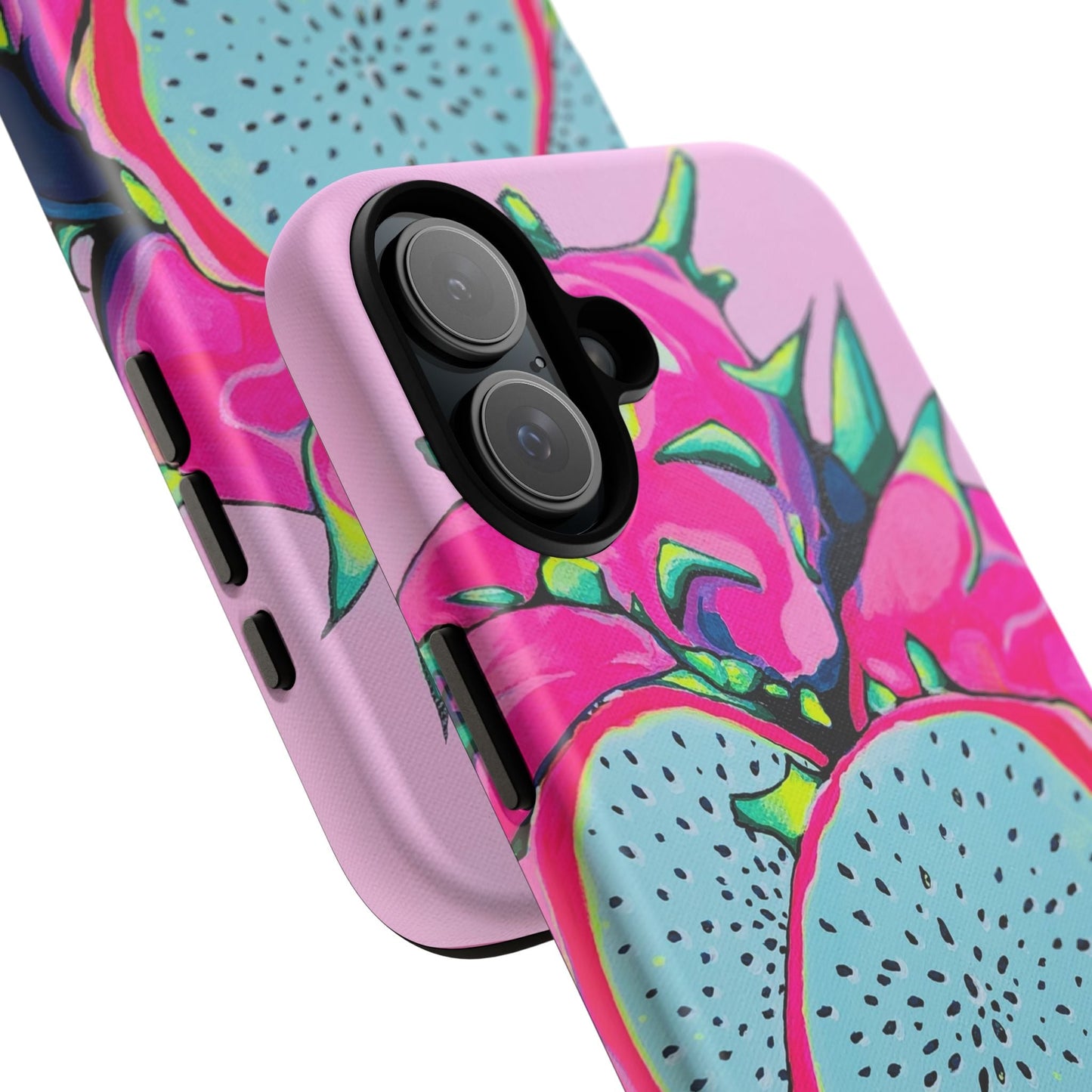 Neon Pink Dragon Fruit Tough Phone Case